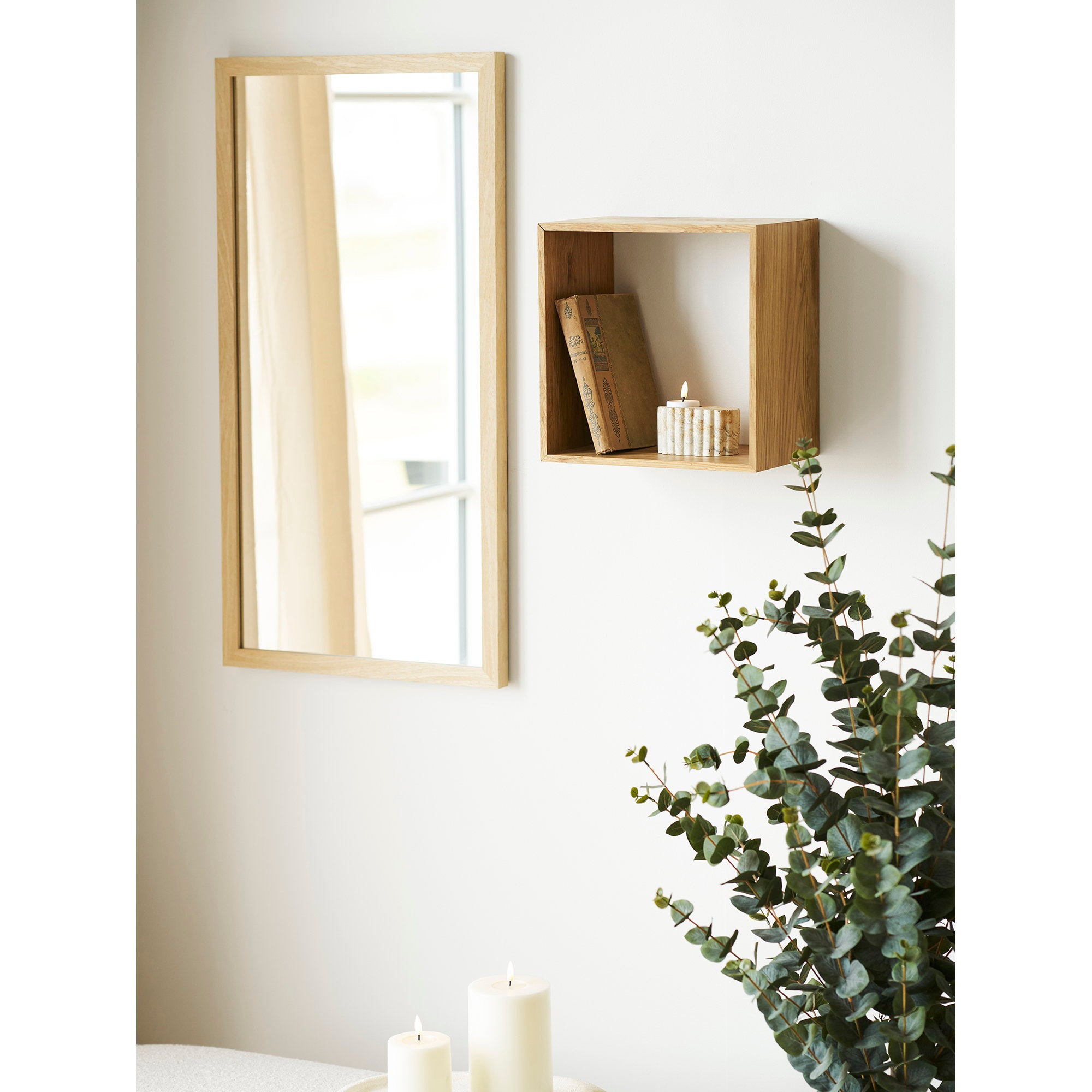 Lattoon Wall Shelf — Natural