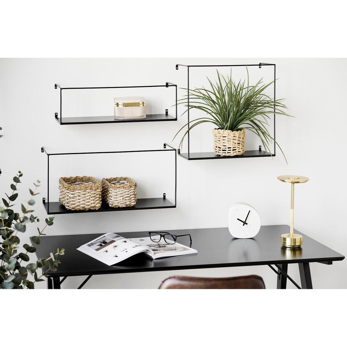 Ulmo Wall Shelf — Black
