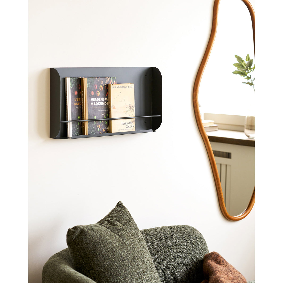Volterra Wall Shelf — Dark Grey