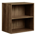 Townsville Wall Shelf with vertical rooms — Dark Brown