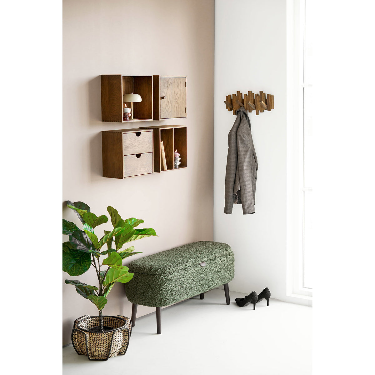Townsville Wall Shelf — Dark Brown