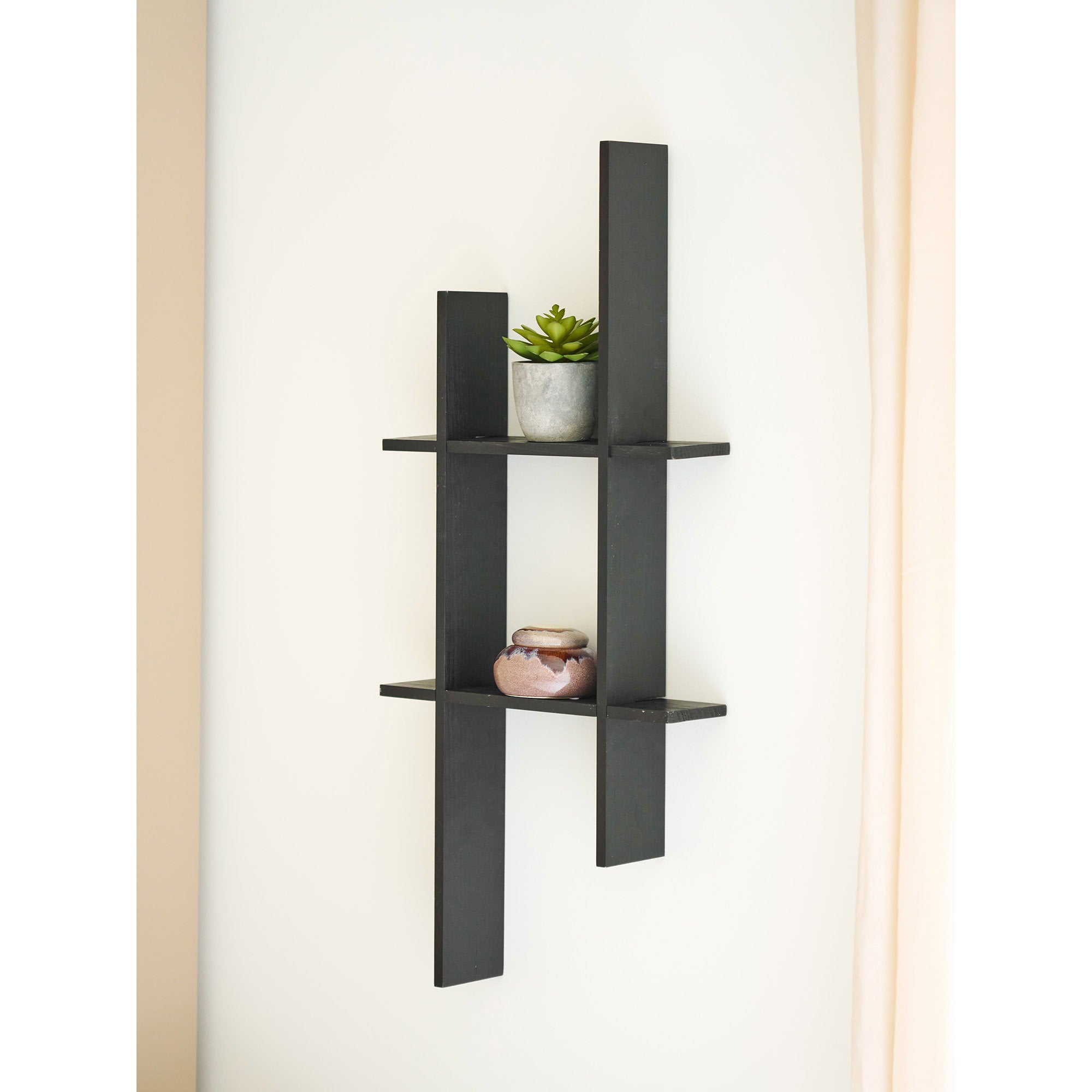 Mostar Wall Shelf — Black