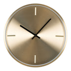 Istanbul Wall Clock - Wall clock, aluminum, gold, silent movement ø30