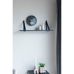 Amiens Wall  - Wall clock with digital display, black, silent movement ø25 cm