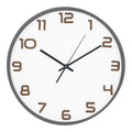 Greenwich Wall Clock - Wall clock, grey, silent movement ø35 cm