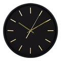 Kensington Wall Clock - Wall clock, black, silent movement ø35 cm
