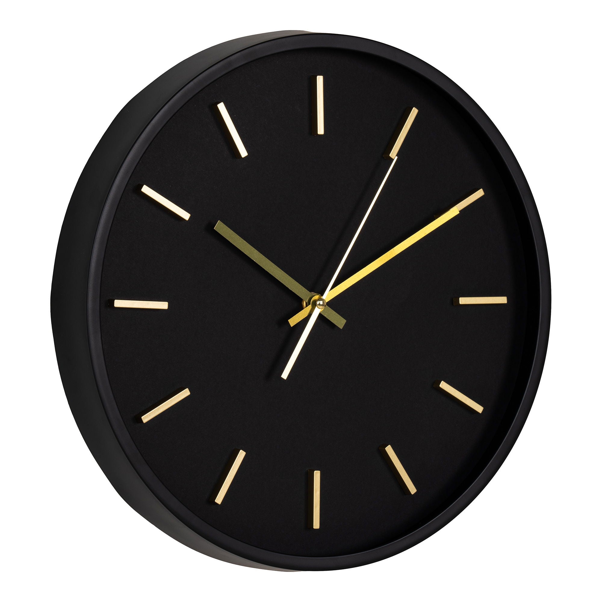 Kensington Wall Clock - Wall clock, black, silent movement ø35 cm