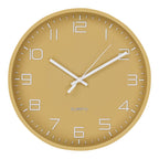 Rosolini Wall Clock - Wall clock, ocher, silent movement ø30 cm