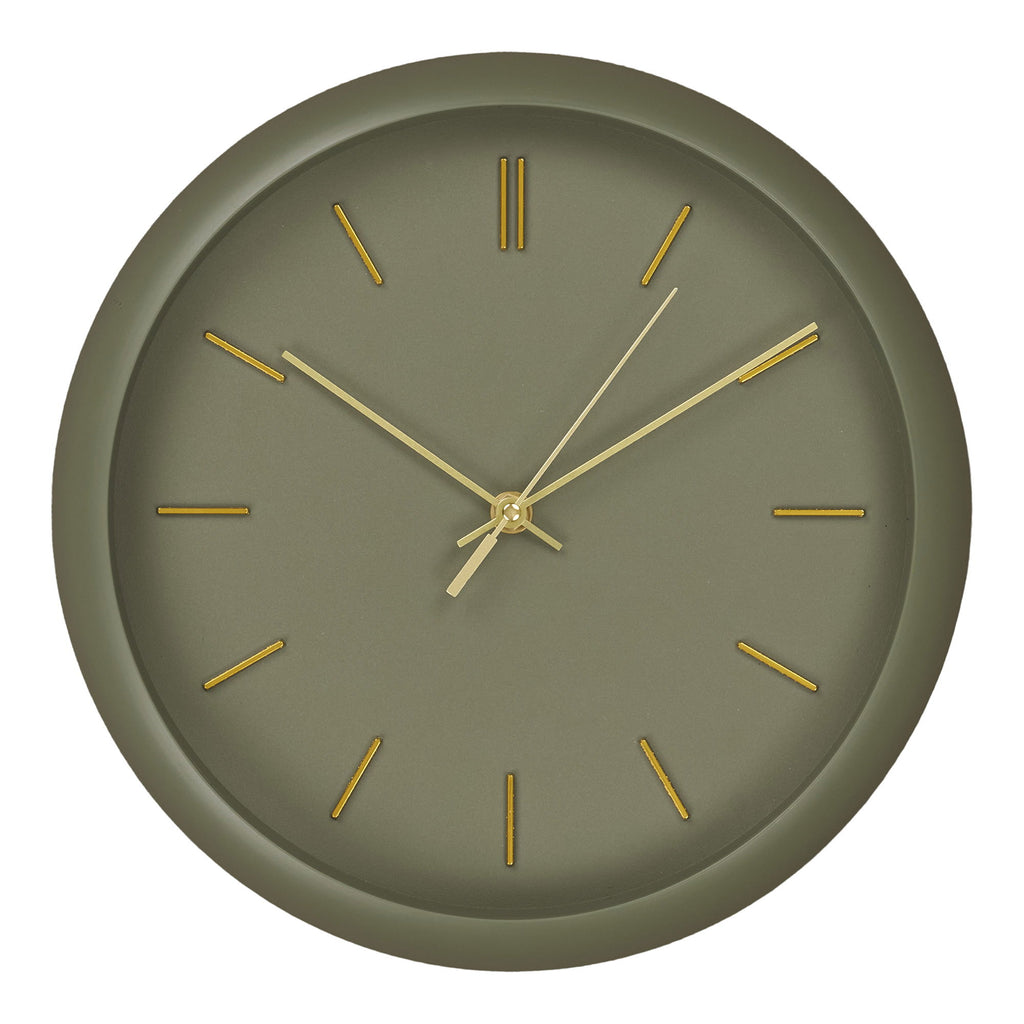 Rossano Wall Clock - Wall clock, green, silent movement ø30 cm