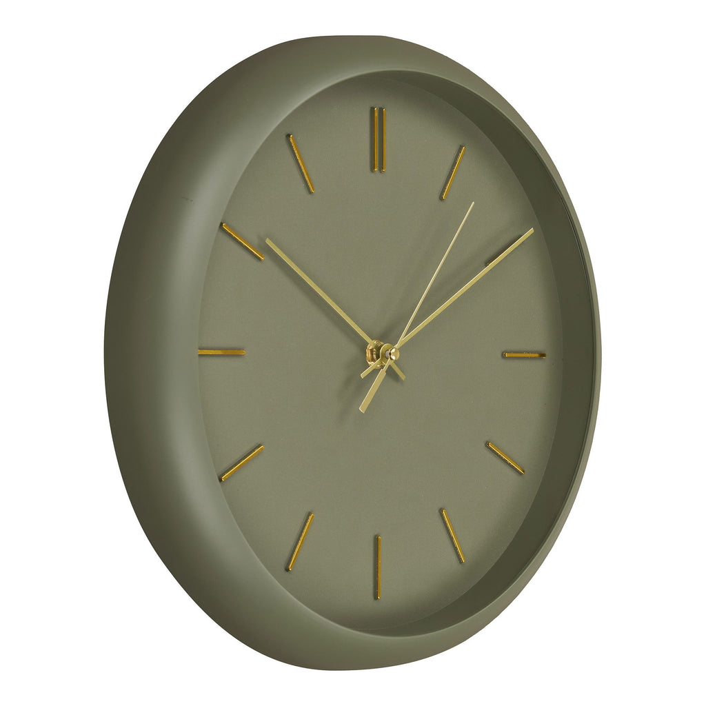 Rossano Wall Clock - Wall clock, green, silent movement ø30 cm