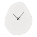 Vienna Wall Clock - Wall clock, organic from, cement, off-white, silent movement 28x33 cm