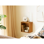 Linz Table Clock - Table clock, organic form, cement, white, silent movement 14x15 cm