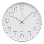 Lalibela Wall Clock - Wall Clock, silver, silent movement ø30 cm
