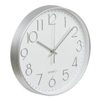 Lalibela Wall Clock - Wall Clock, silver, silent movement ø30 cm