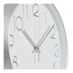 Lalibela Wall Clock - Wall Clock, silver, silent movement ø30 cm