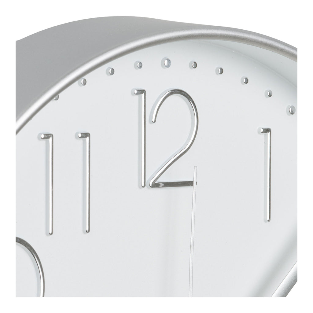 Lalibela Wall Clock - Wall Clock, silver, silent movement ø30 cm