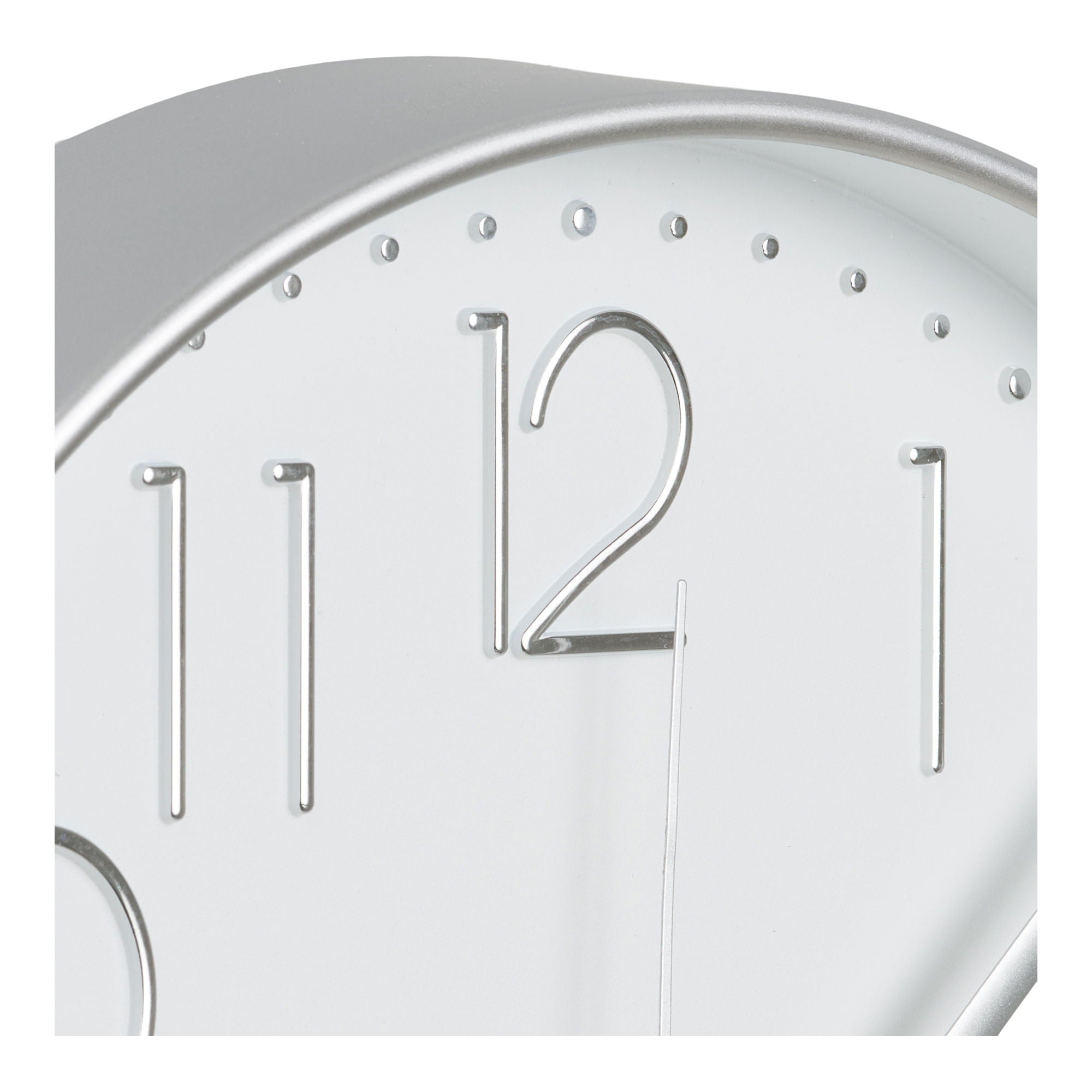 Lalibela Wall Clock - Wall Clock, silver, silent movement ø30 cm
