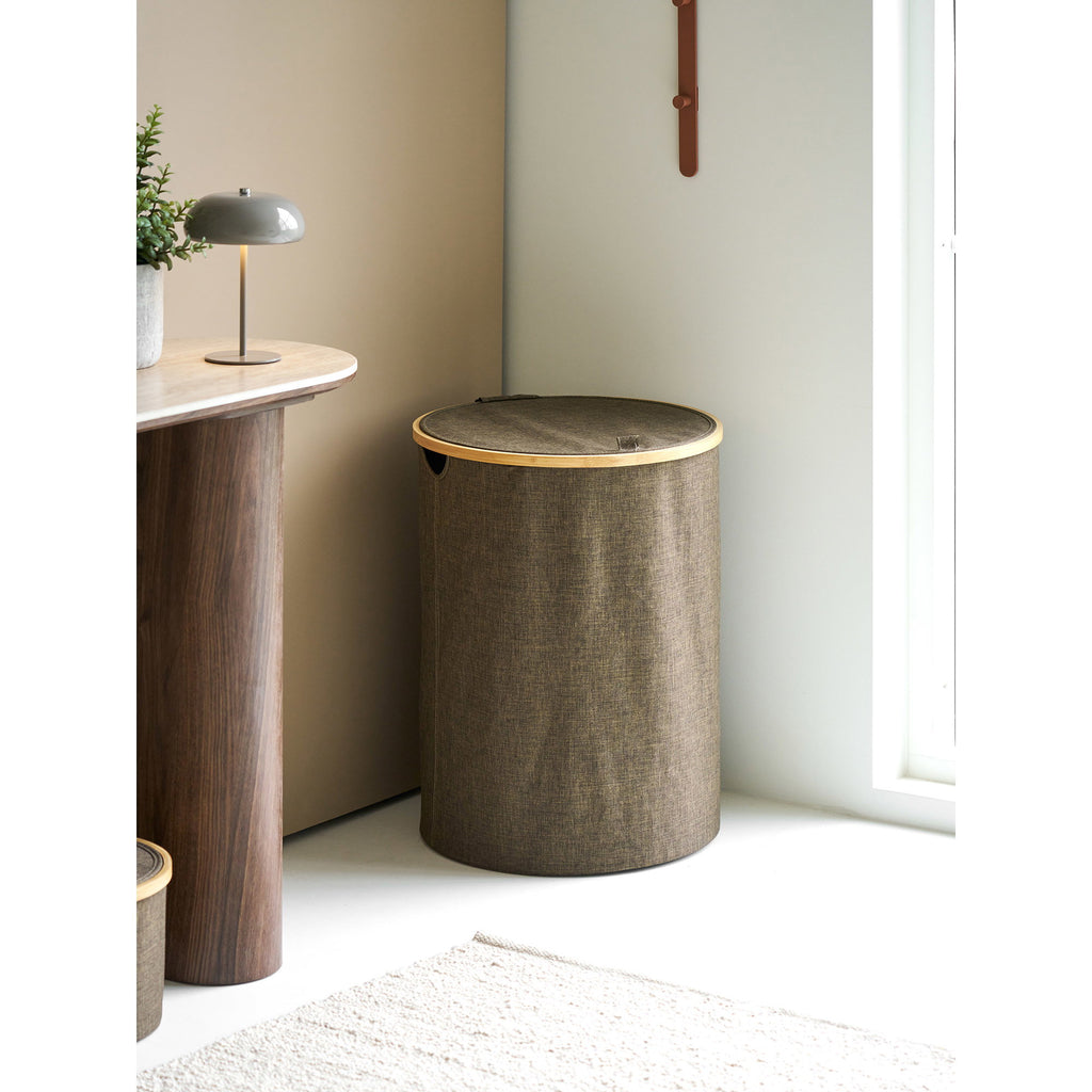 Noto Laundry Basket — Brown