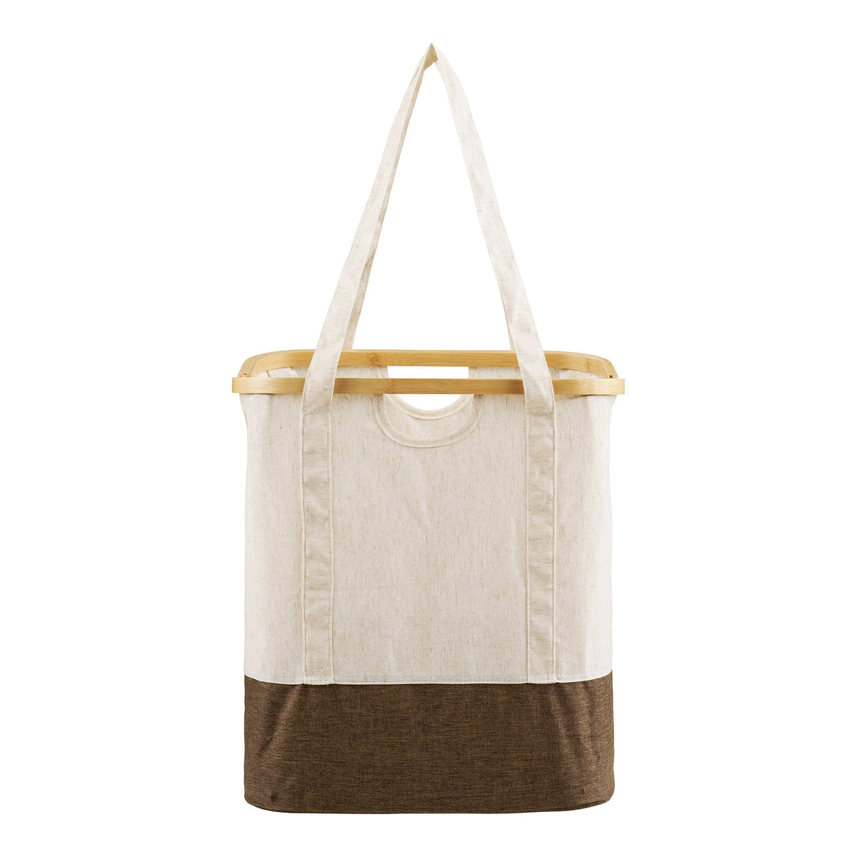 Noto Laundry Bag — Off White / Brown