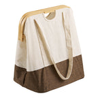 Noto Laundry Bag — Off White / Brown