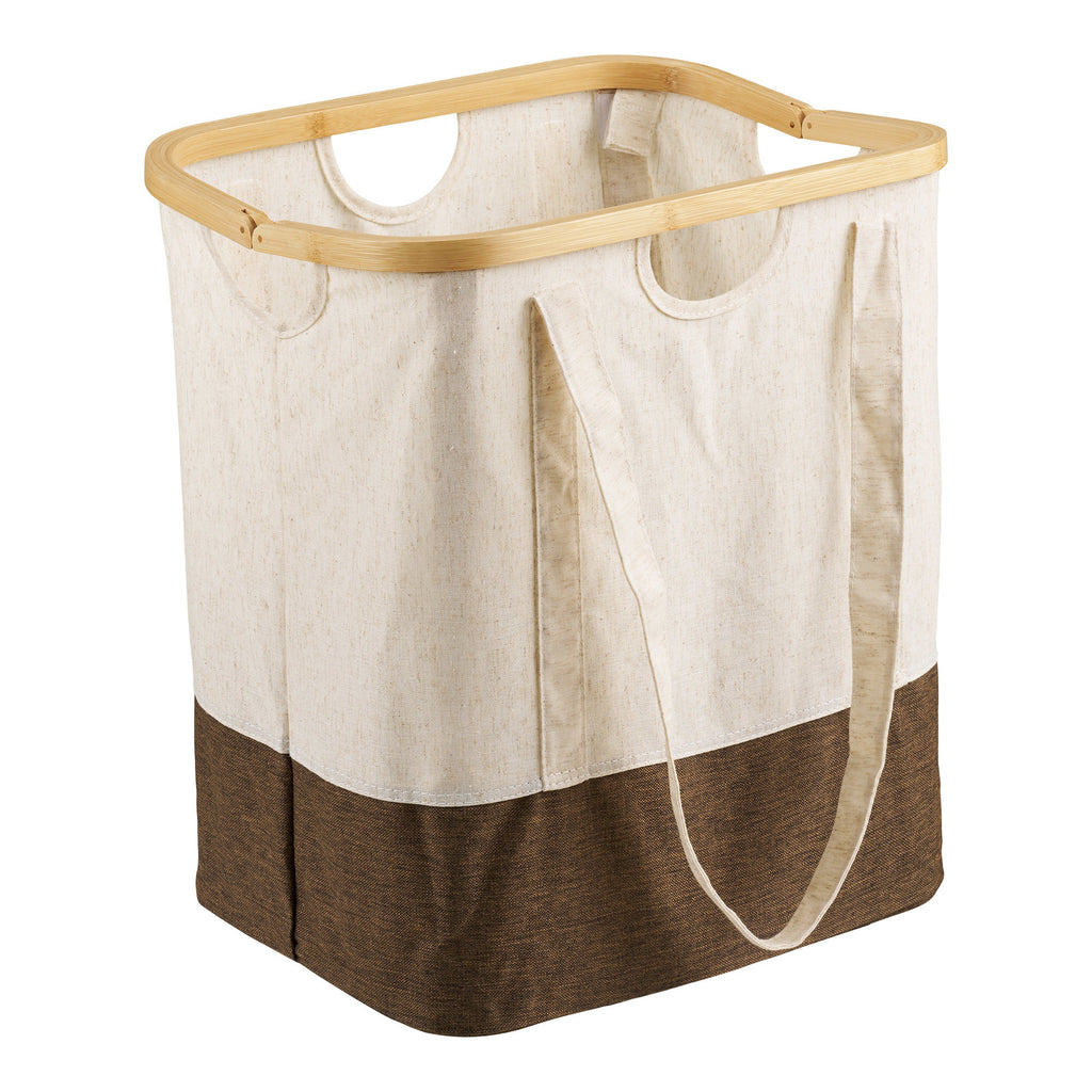 Noto Laundry Bag — Off White / Brown