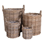 Caor Baskets - Baskets, kubu rattan, natural set of 4