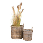 Gili Baskets - Baskets, kubu rattan, natural set of 2