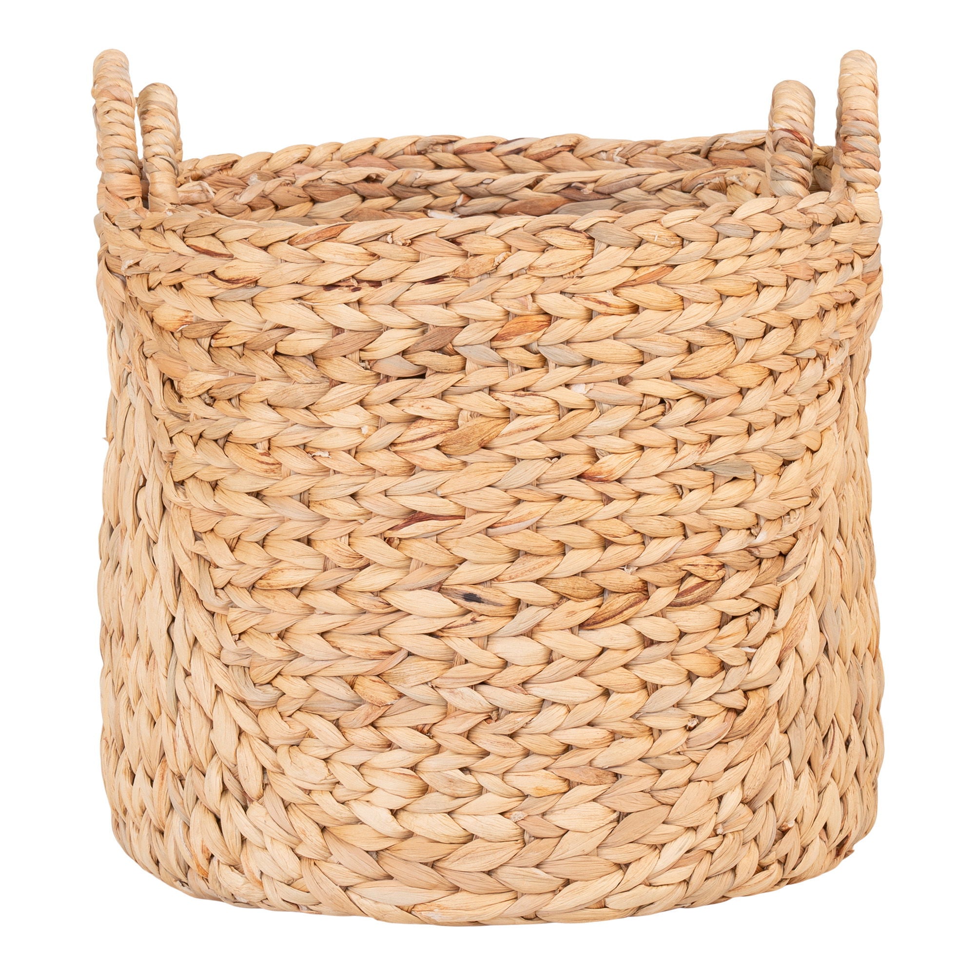 Passo Basket - Baskets, water hyacinth, nature set of 2
