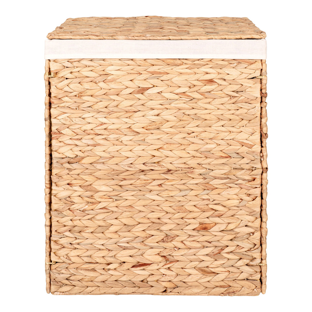 Passo Laundry Basket - Laundry Basket, water hyacinth, nature 43x32x55 cm