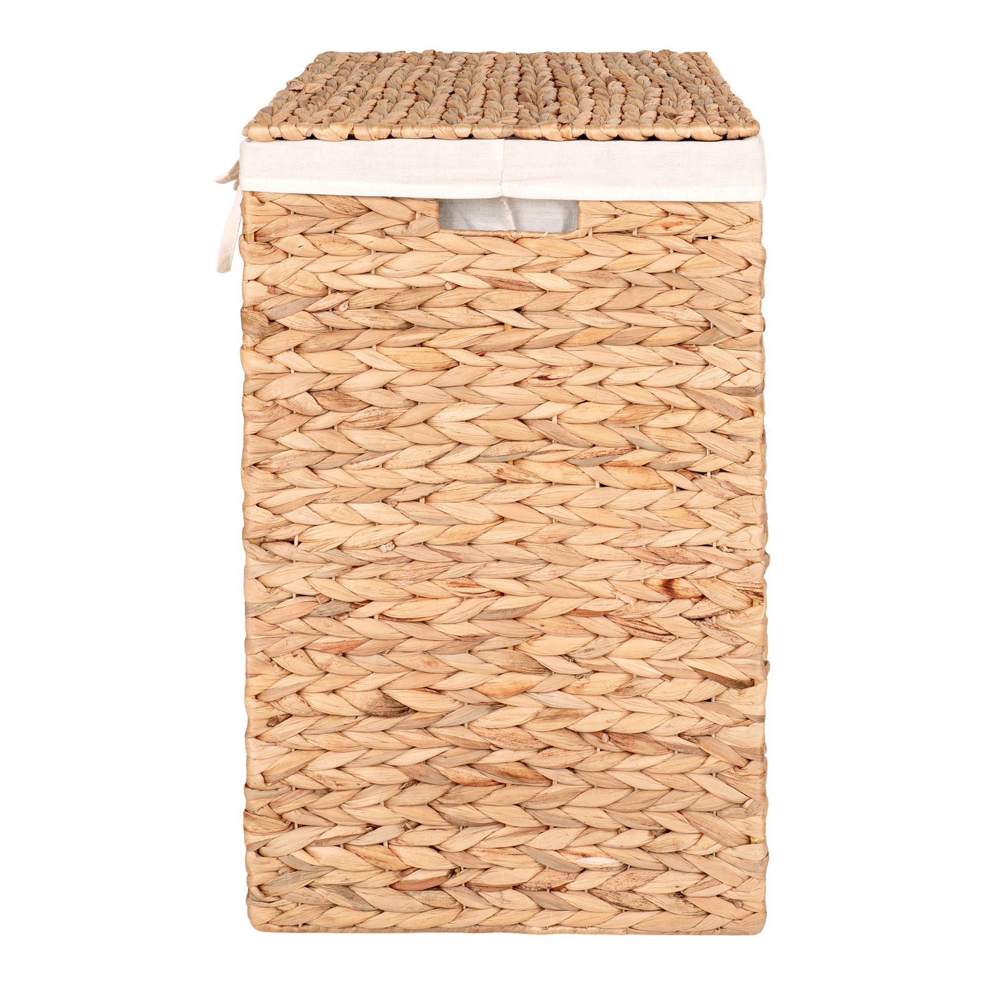 Passo Laundry Basket - Laundry Basket, water hyacinth, nature 43x32x55 cm