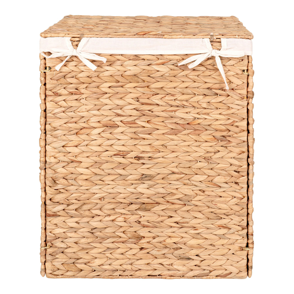 Passo Laundry Basket - Laundry Basket, water hyacinth, nature 43x32x55 cm