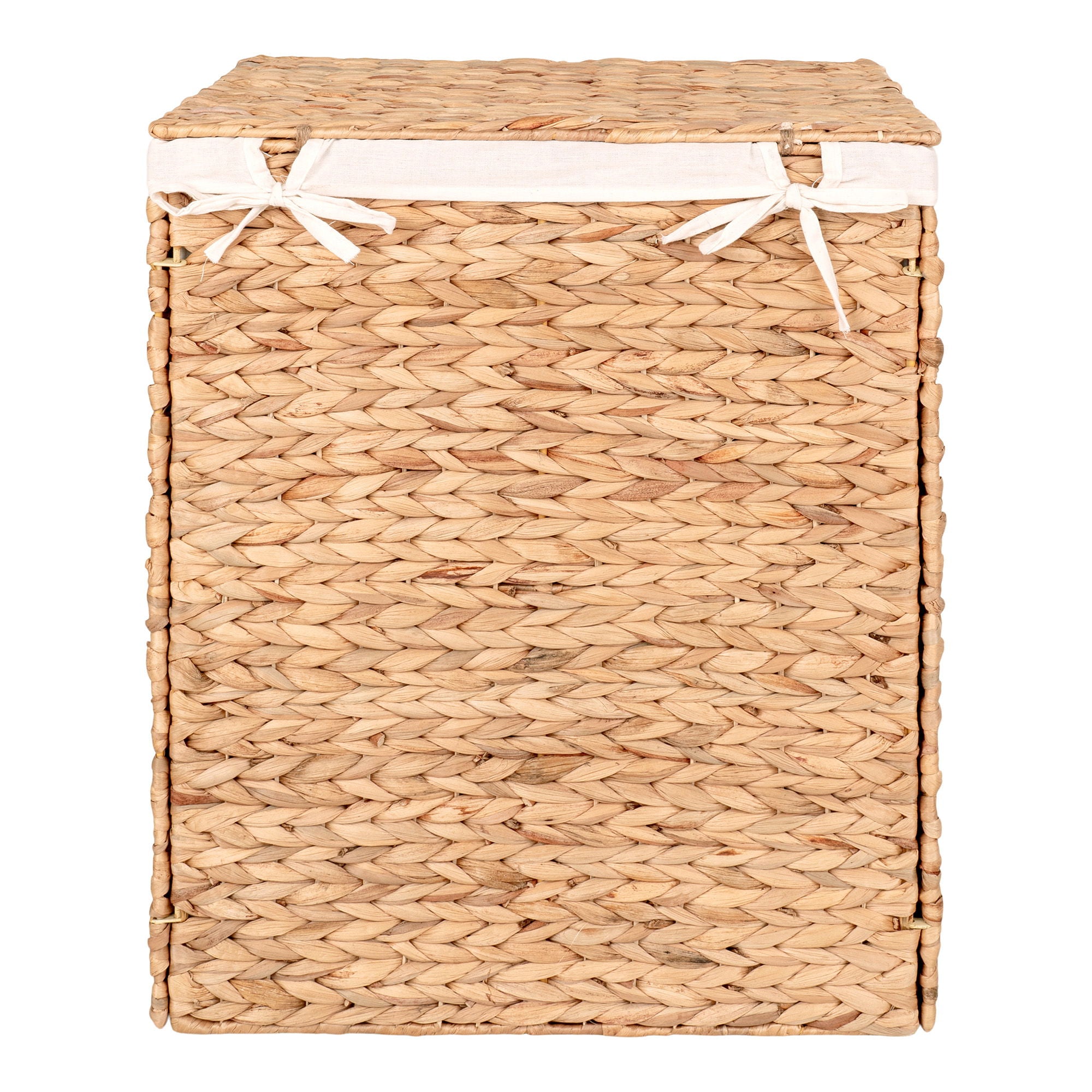 Passo Laundry Basket - Laundry Basket, water hyacinth, nature 43x32x55 cm