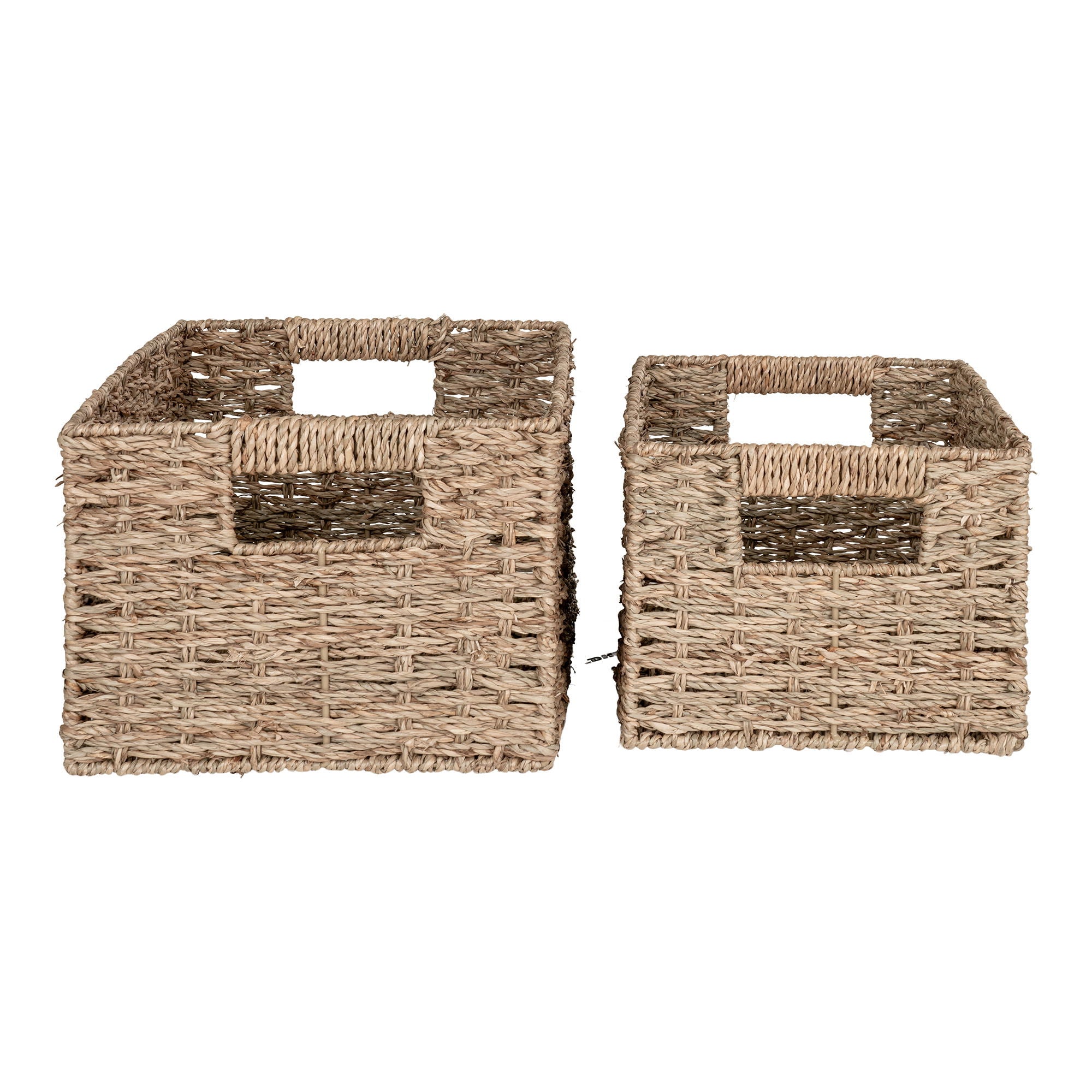 Venoso Baskets - Baskets, seagrass, nature set of 2