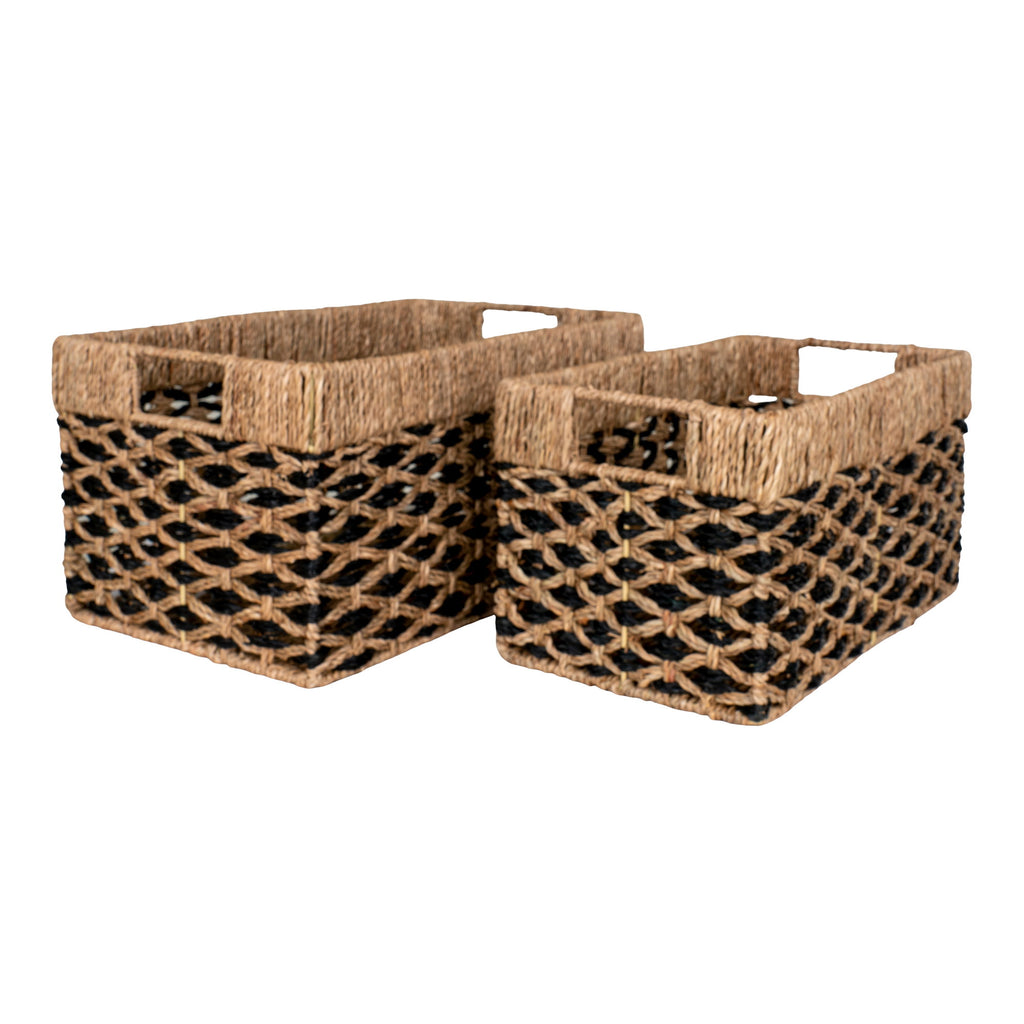 Salar Baskets — Black / Natural