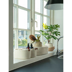 Jarana Baskets - Baskets, cotton, white set of 3