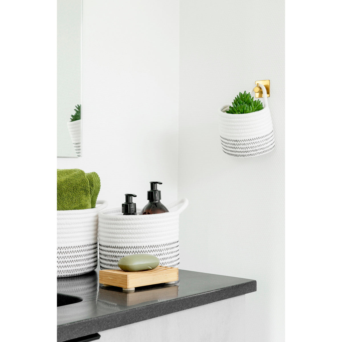 Algar Baskets — White / Grey