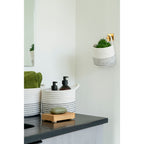 Algar Baskets - Baskets, cotton, white/grey set of 3