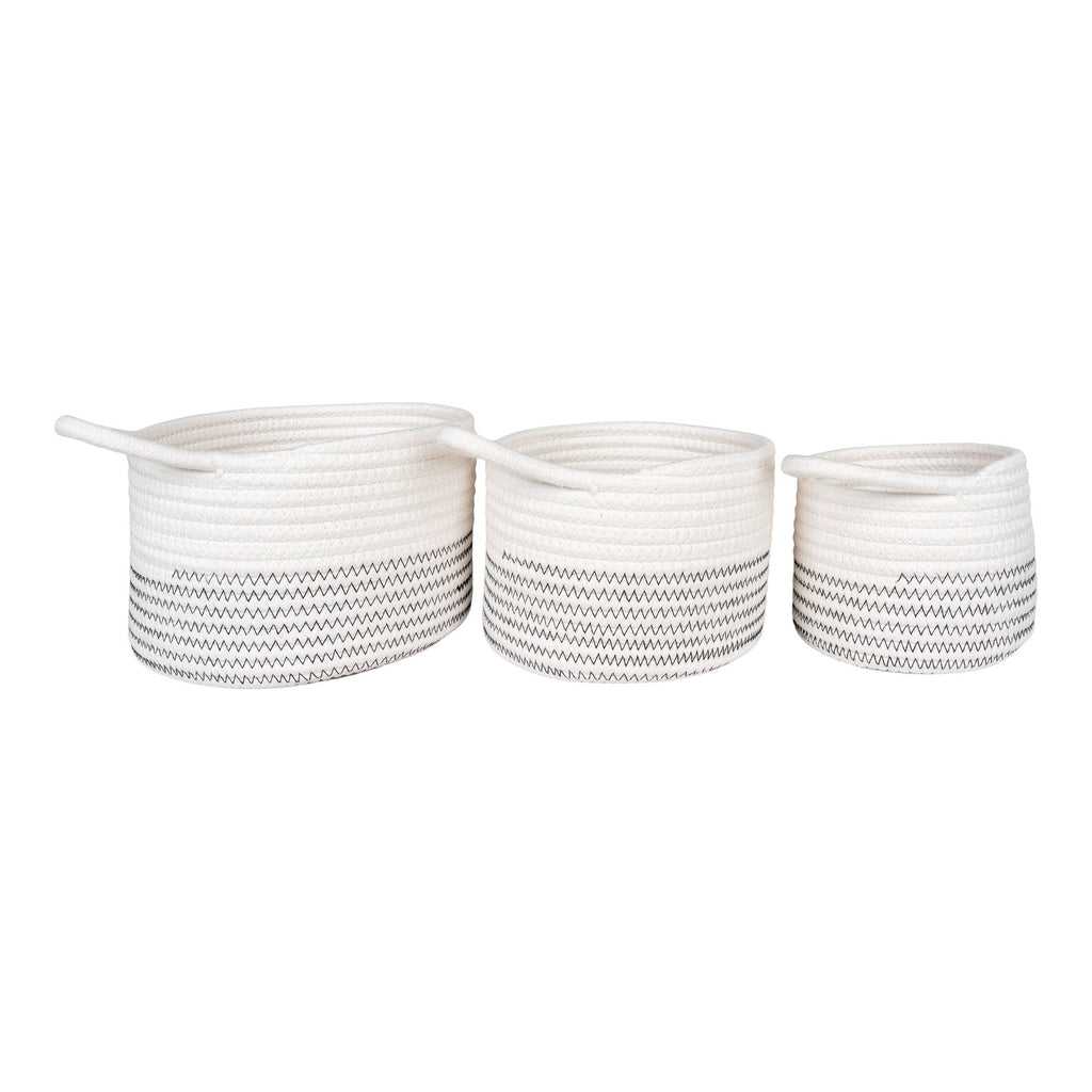 Algar Baskets — White / Grey