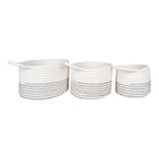 Algar Baskets — White / Grey