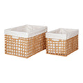 Bustelo Baskets - Baskets, paper, natural set of 2