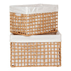 Bustelo Baskets - Baskets, paper, natural set of 2