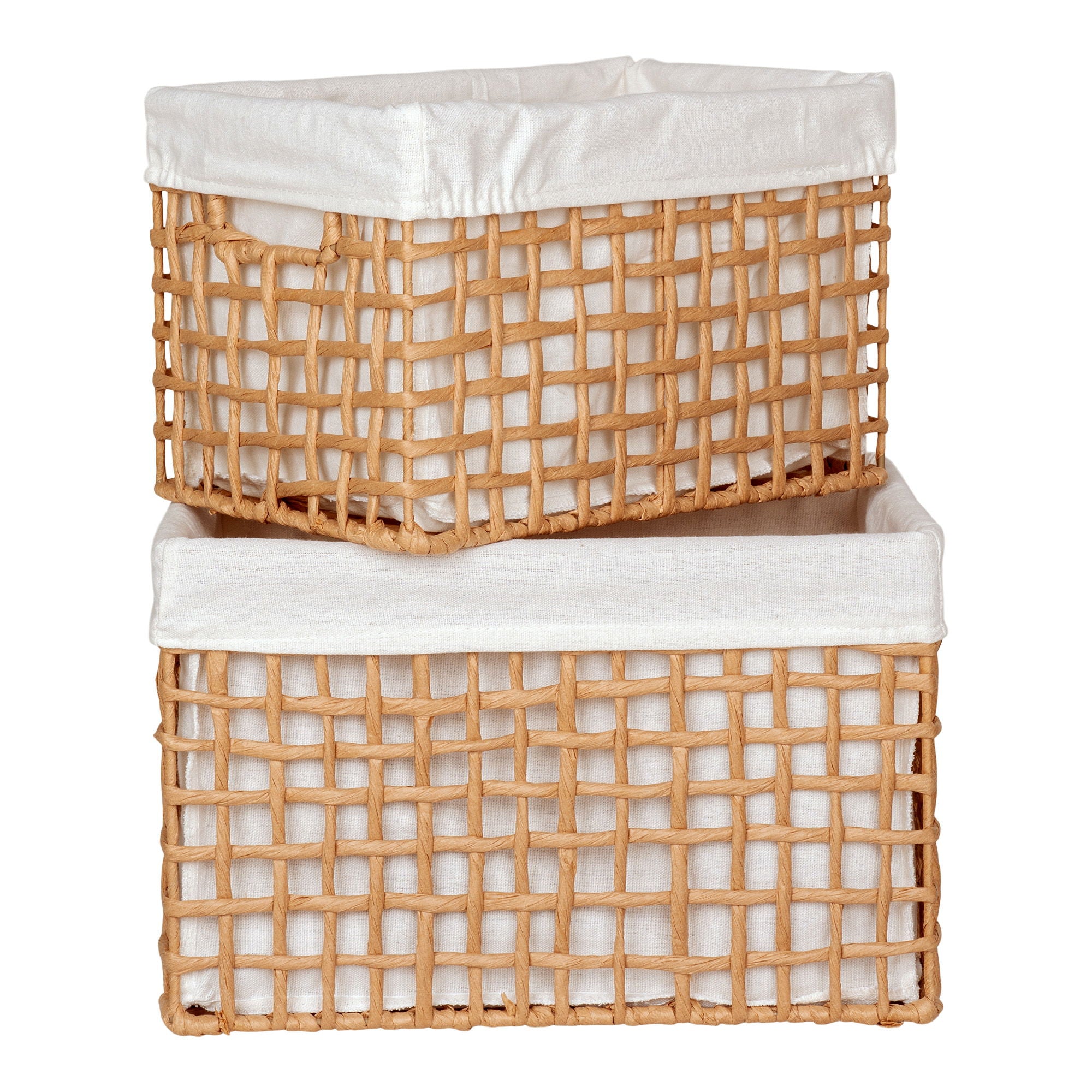 Bustelo Baskets - Baskets, paper, natural set of 2