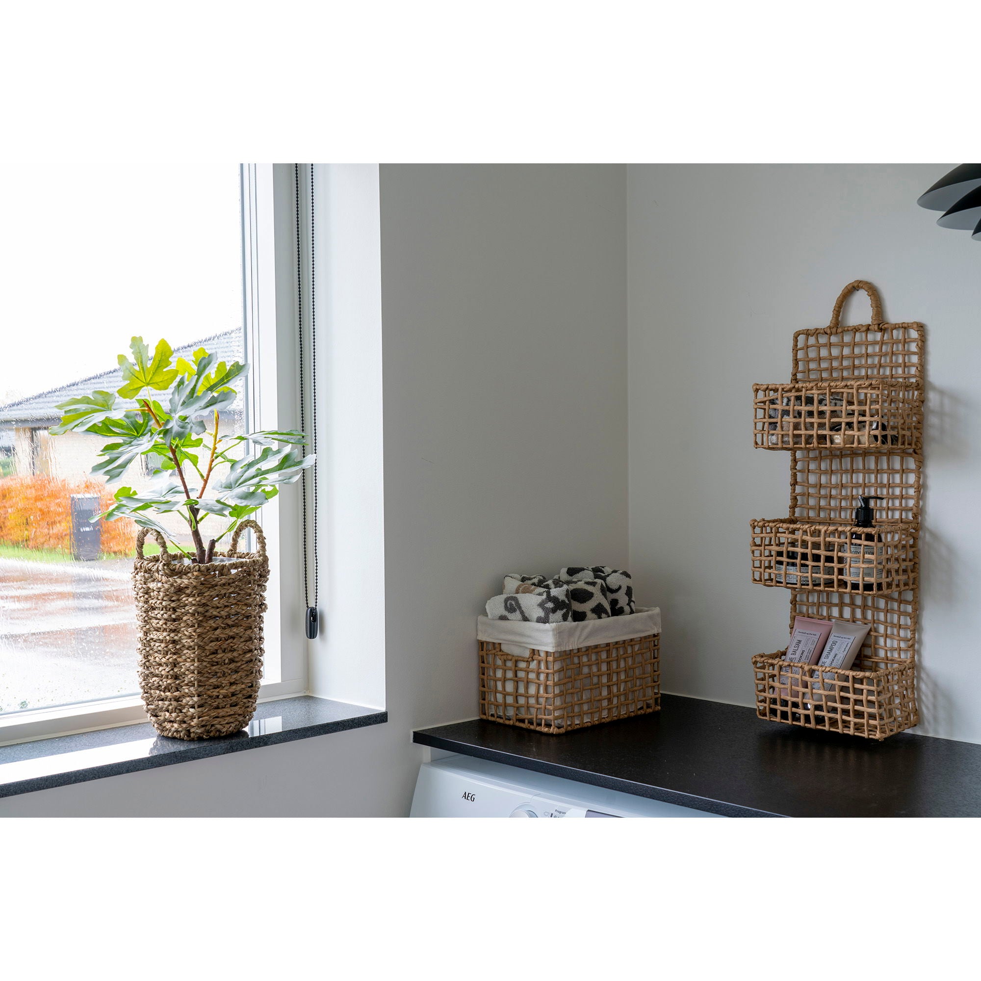 Bustelo Baskets - Baskets, paper, natural set of 2