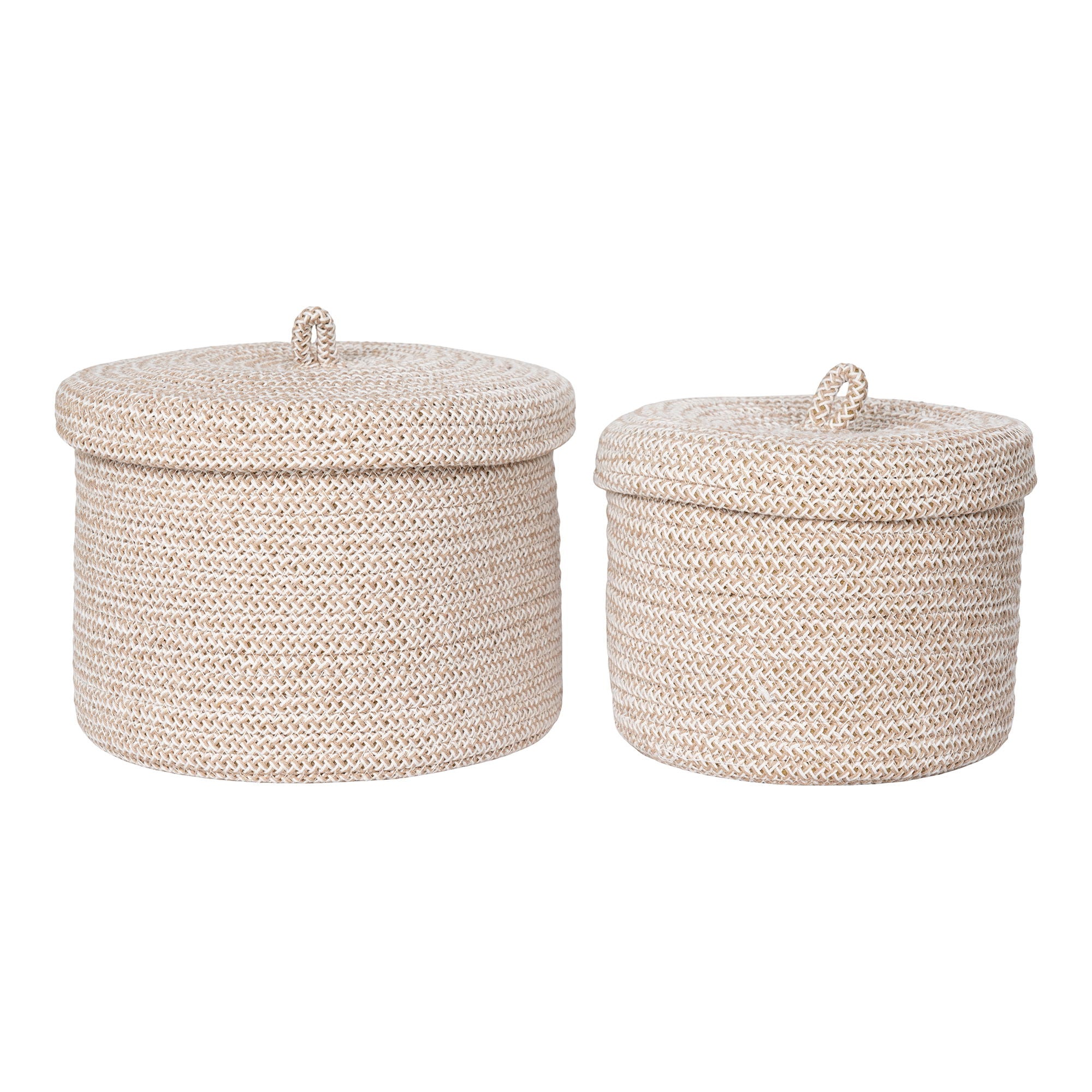 Sebal Baskets - Baskets, cotton, beige set of 2
