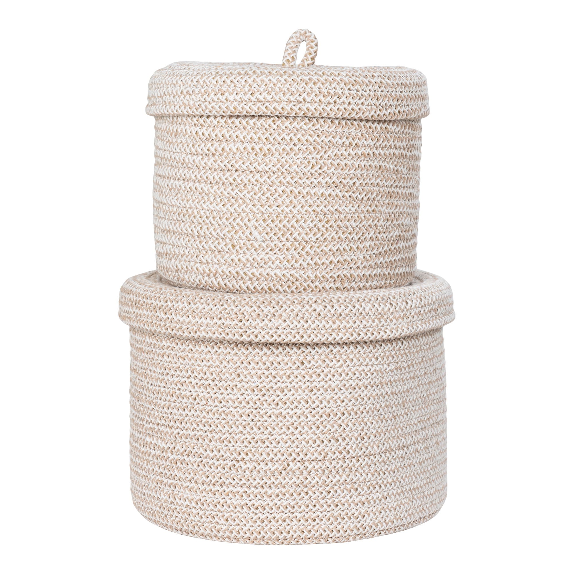 Sebal Baskets - Baskets, cotton, beige set of 2