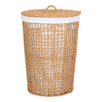 Pomal Laundry Basket - Laundry Basket, paper, natural/white ø42x56 cm