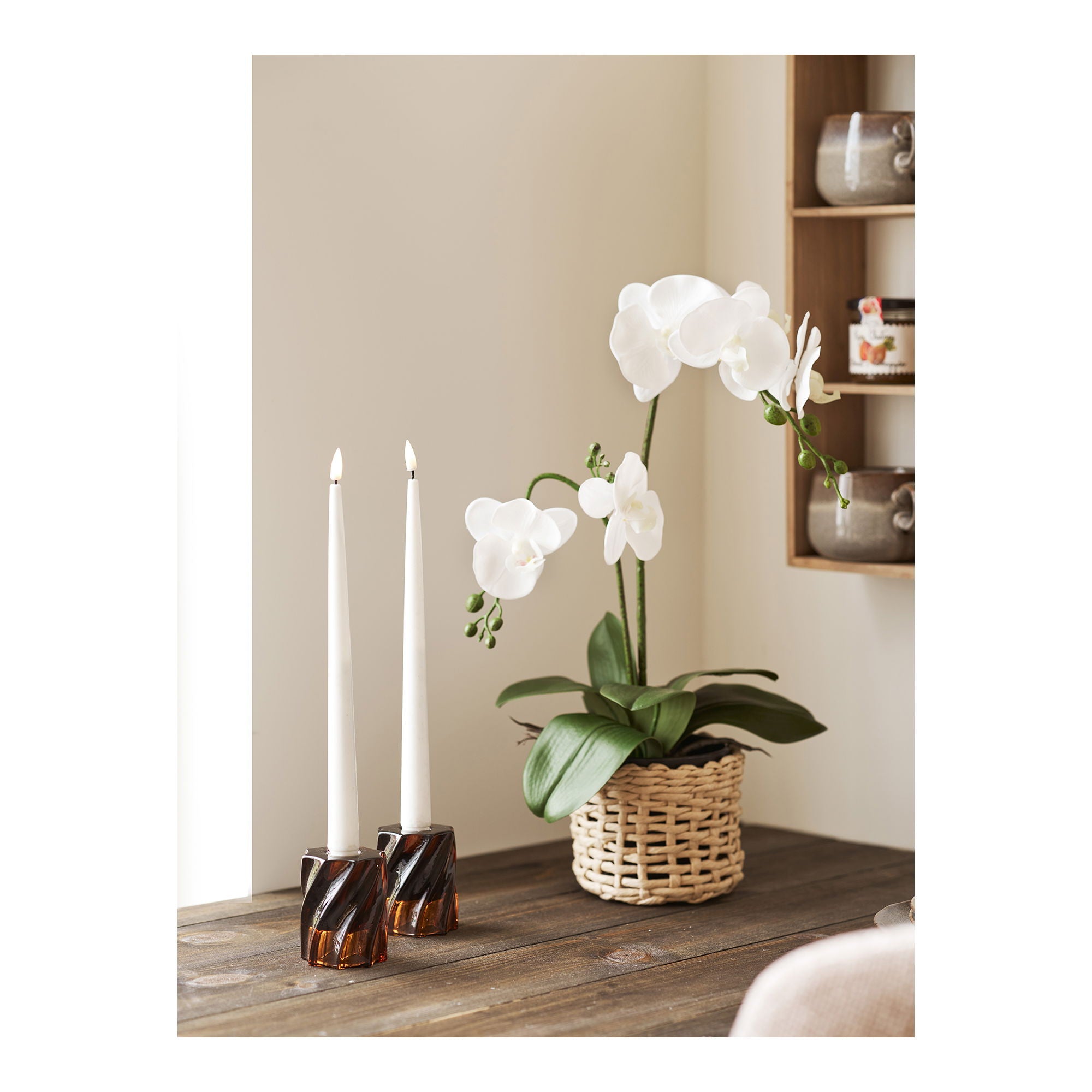 Penela Baskets - Baskets, paper, natural set of 2