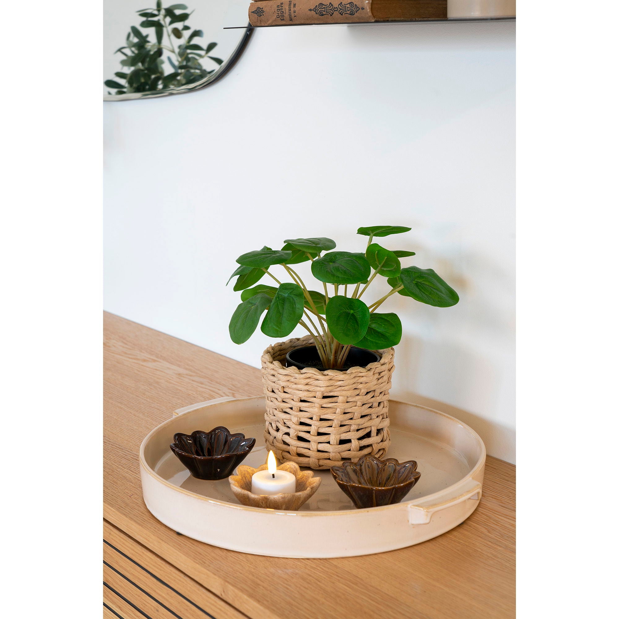 Penela Baskets - Baskets, paper, natural set of 2