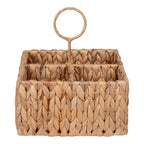 Pleiku Storage Box - Storage Box, water hyacinth, nature 20x20x22 cm