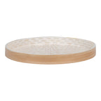 Tray - <p>Tray, bamboo/capiz, beige 40x40x3,5 cm